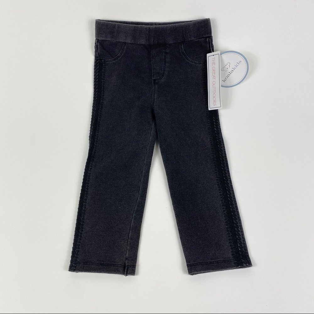 Baby Koala Leggings Washed black